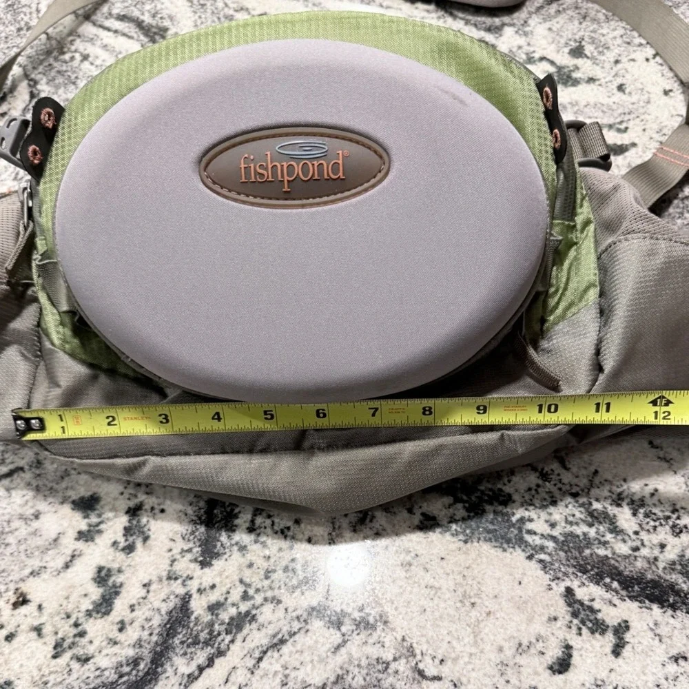 Fishpond Waterdance Guide Fly Fishing Lumbar Waist Pack Green Grey Technical